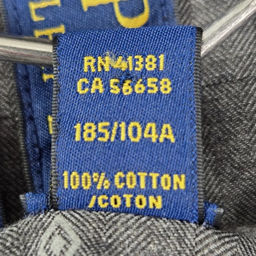 Polo Ralph Lauren Men Button Up Shirt XL Gray Geometric Long‎ Sleeve